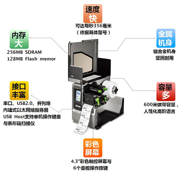 TSC打印机MX240P